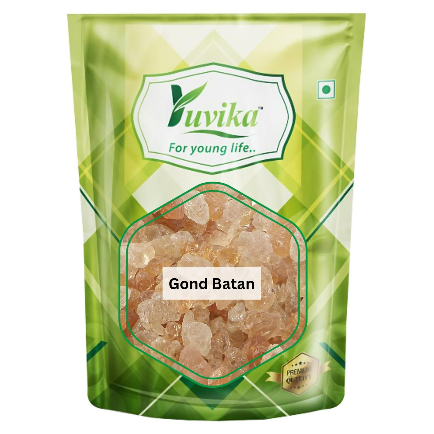 Yuvika Gond Batan - Gond Ladoo - Acacia Arabica Wild - Arabic Gum 