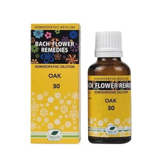 New Life Homeopathy Bach Flower Remedies Oak 30 Dilution 
