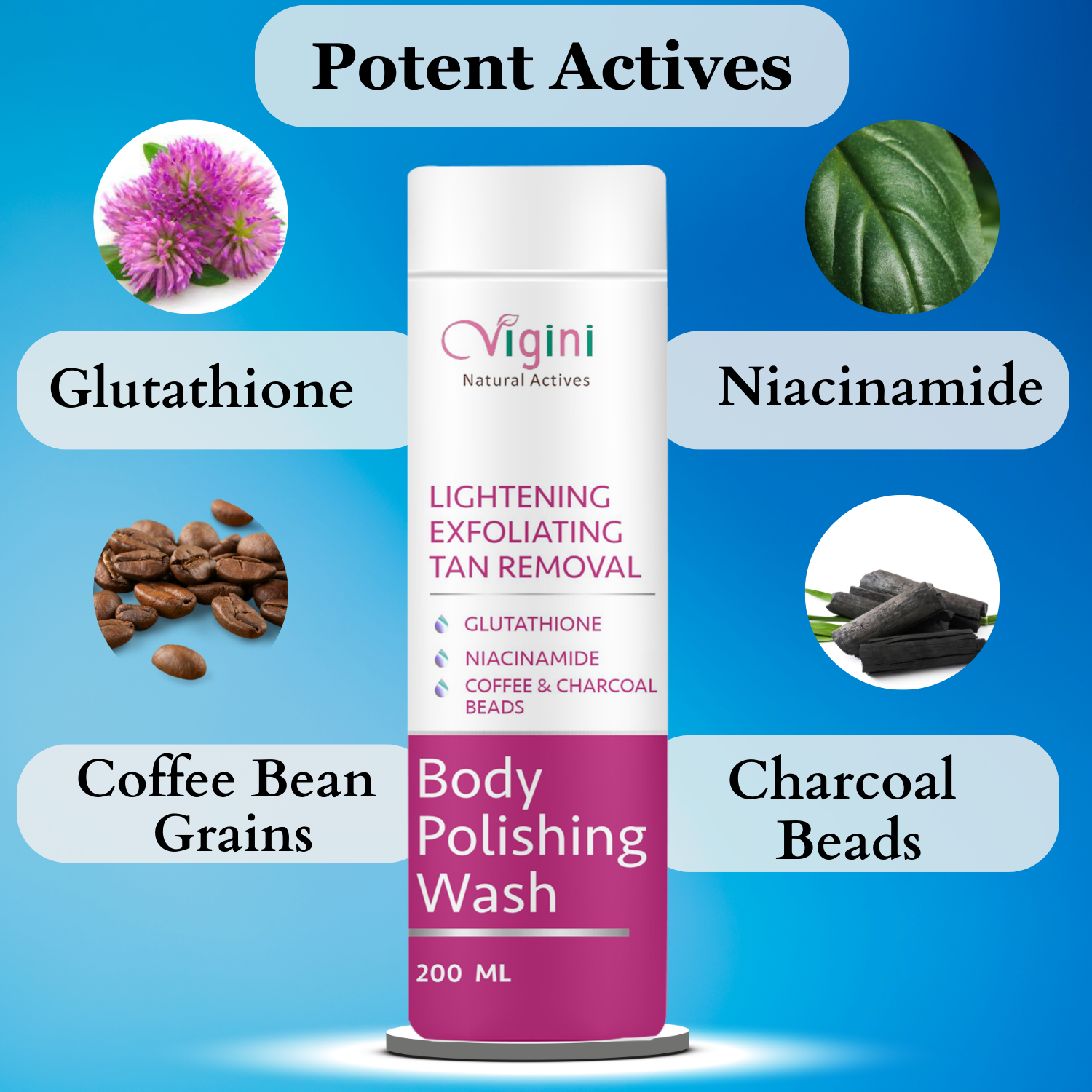 Vigini Lightening Brightening Body Polishing Wash for Men Women  Grab2Buy Vigini Grab2Buy