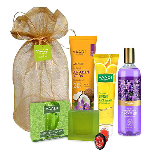 Vaadi Herbals All Purpose Complete Skin Care Travel Kit  Grab2Buy Vaadi Herbals Grab2Buy