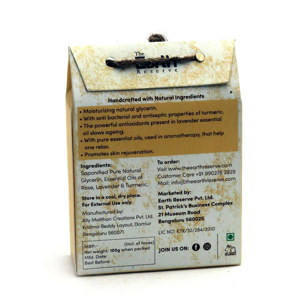 The Earth Reserve Lavender & Turmeric Infused Soap  Grab2Buy The Earth Reserve Grab2Buy