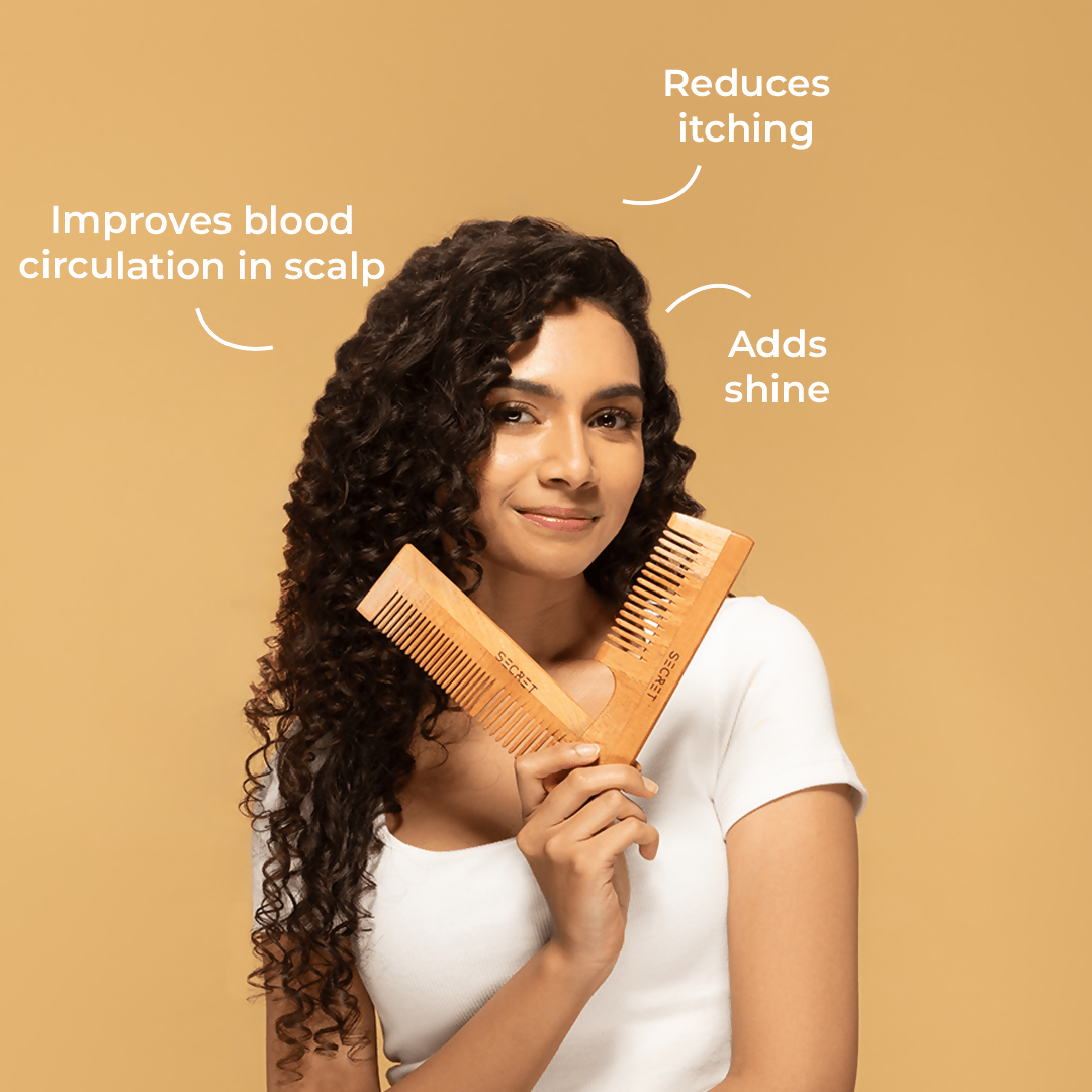 The Secret Hair Care Neem Wood Combs  Grab2Buy The Secret Hair Care Grab2Buy