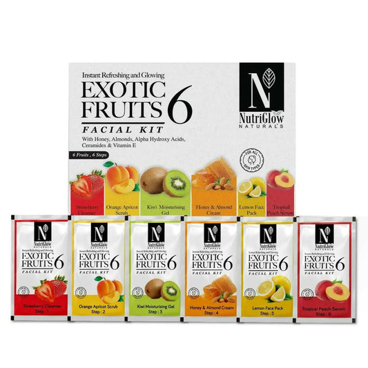 NutriGlow NATURAL'S Exotic Fruit Facial Kit - Grab2buy