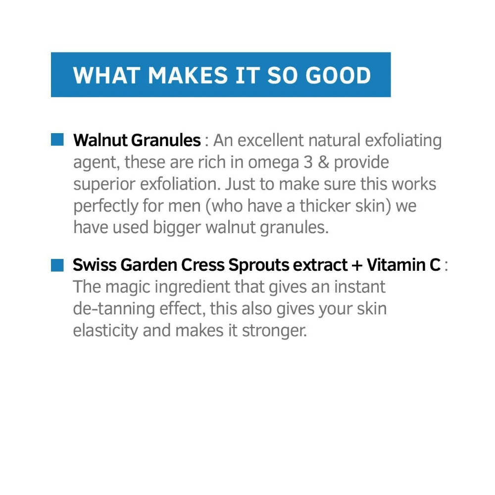 Ustraa De-Tans Face Scrub For Men  Grab2Buy Ustraa Grab2Buy
