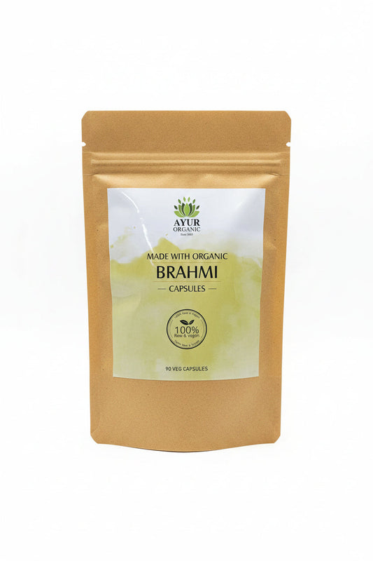 Pure Organic Brahmi Capsules | 90 Capsules