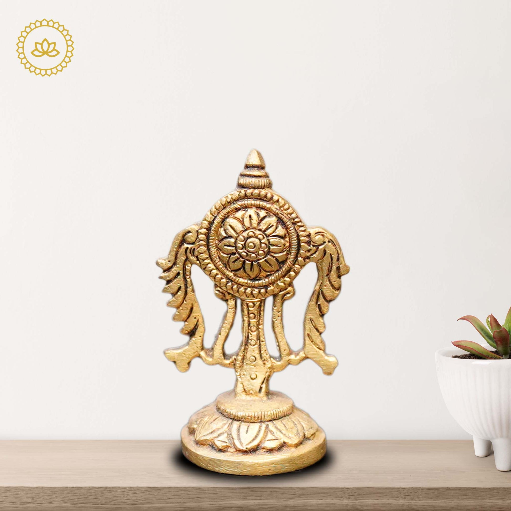 Brass Chakra Idol - Grab2buy