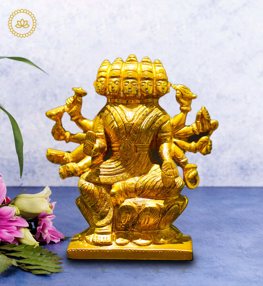 Brass Devi - Goddess of Power and Devotion - Grab2buy
