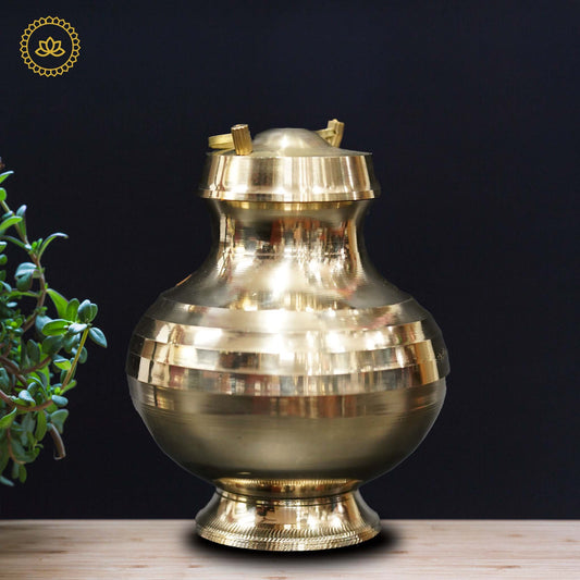Brass Gangajali Lota Kalash: Embrace Divine Connections - Grab2buy