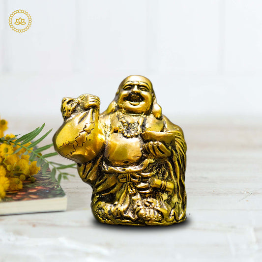 Brass Kubera Idol - Divine Keeper of Wealth and Abundance - Grab2buy