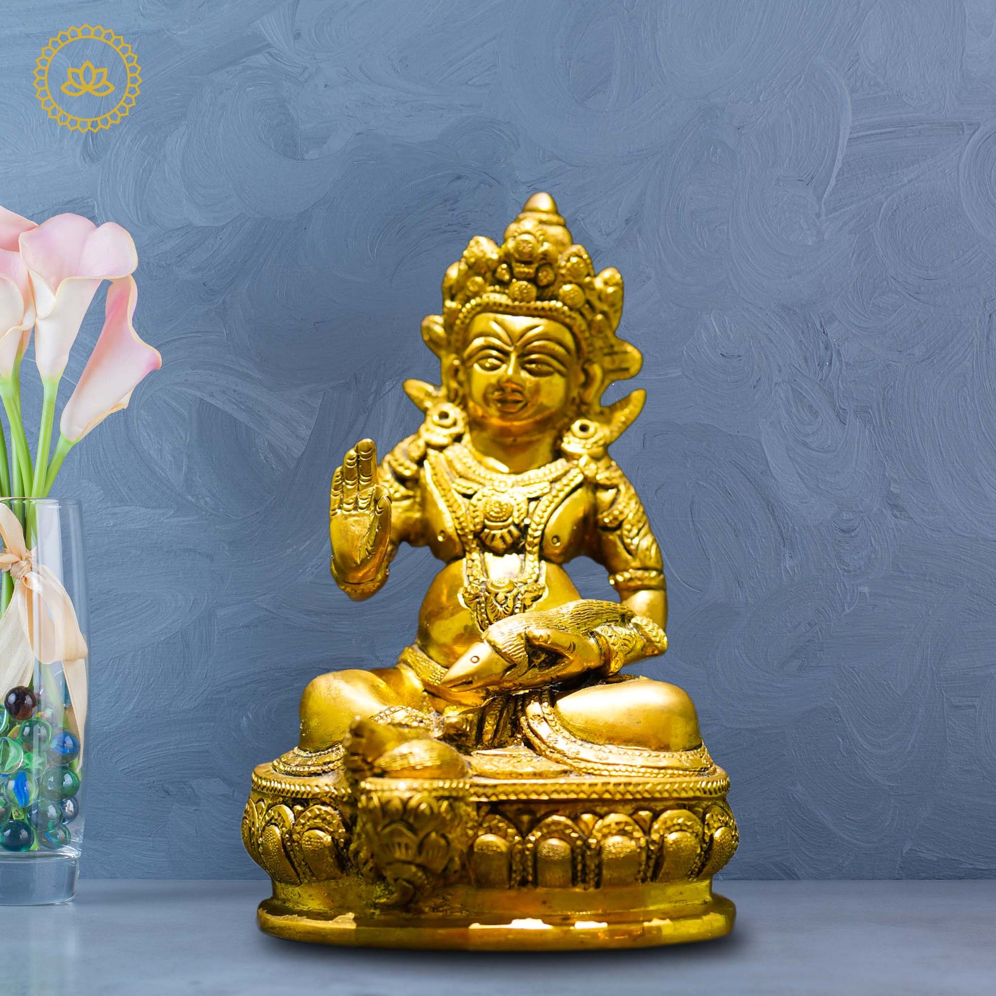 Brass Kubera - Lord of Wealth and Prosperity - Grab2buy