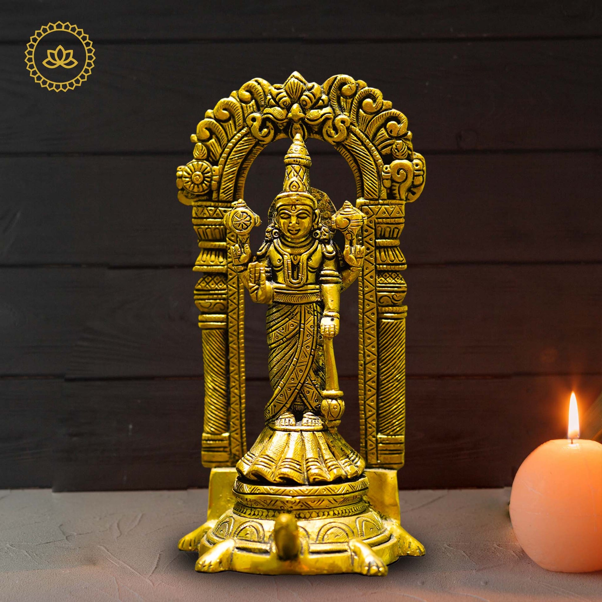 Brass Kurma Statue - Divine Protection for Seekers - Grab2buy