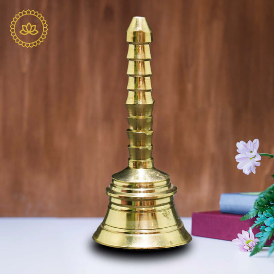 Brass Pooja Bell - Spiritual Harmony for Homes - Grab2buy