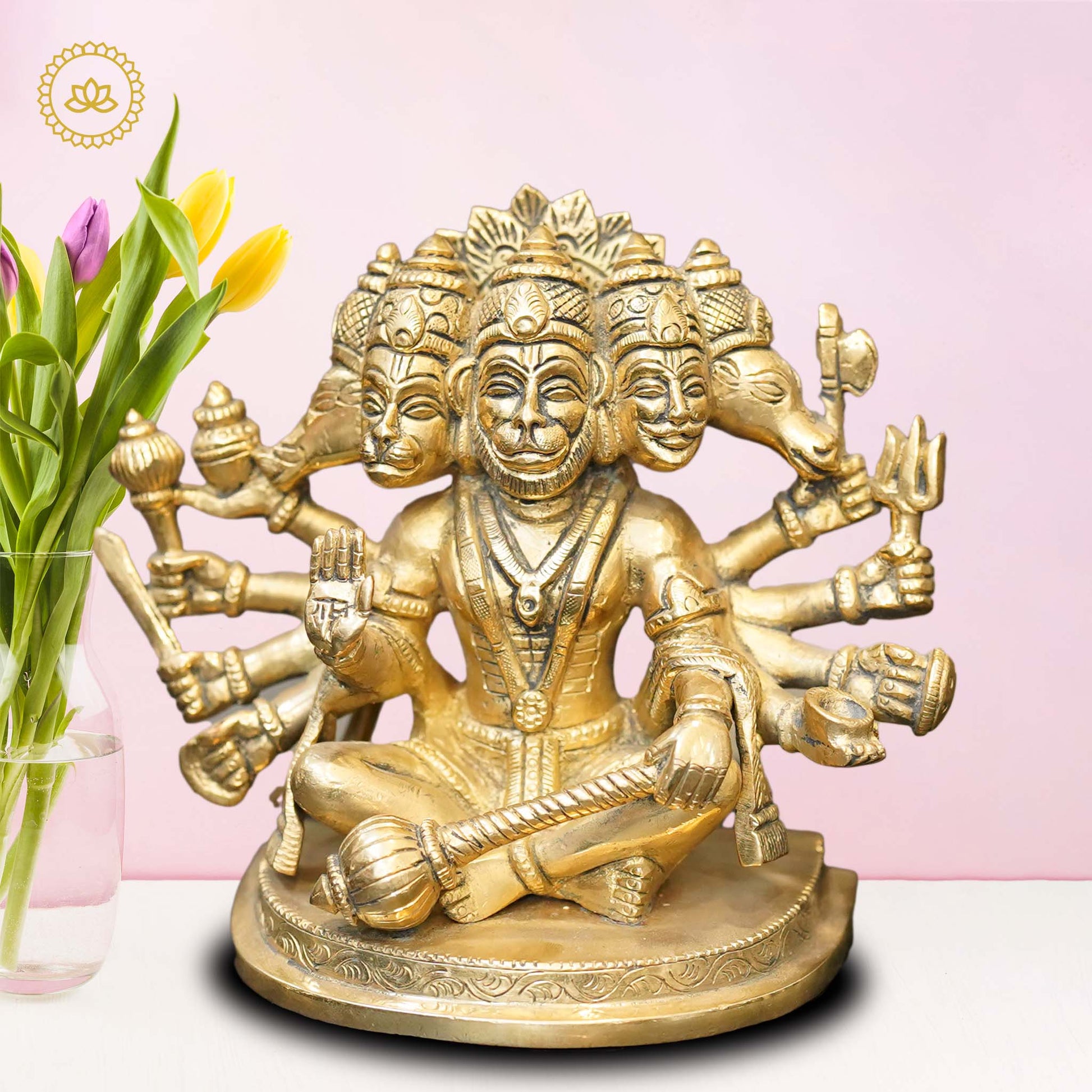 Brass Punchamuki Hanuman - Grab2buy