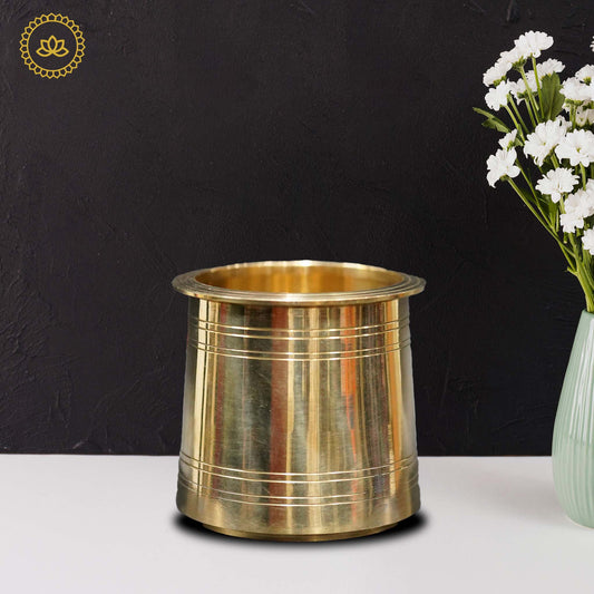 Brass Panchpatra: Embrace Ritualistic Grace and Tradition - Grab2buy