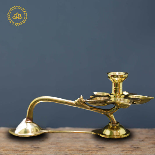 Brass Step Arti 1 - Elevate Your Spiritual Journey - Grab2buy