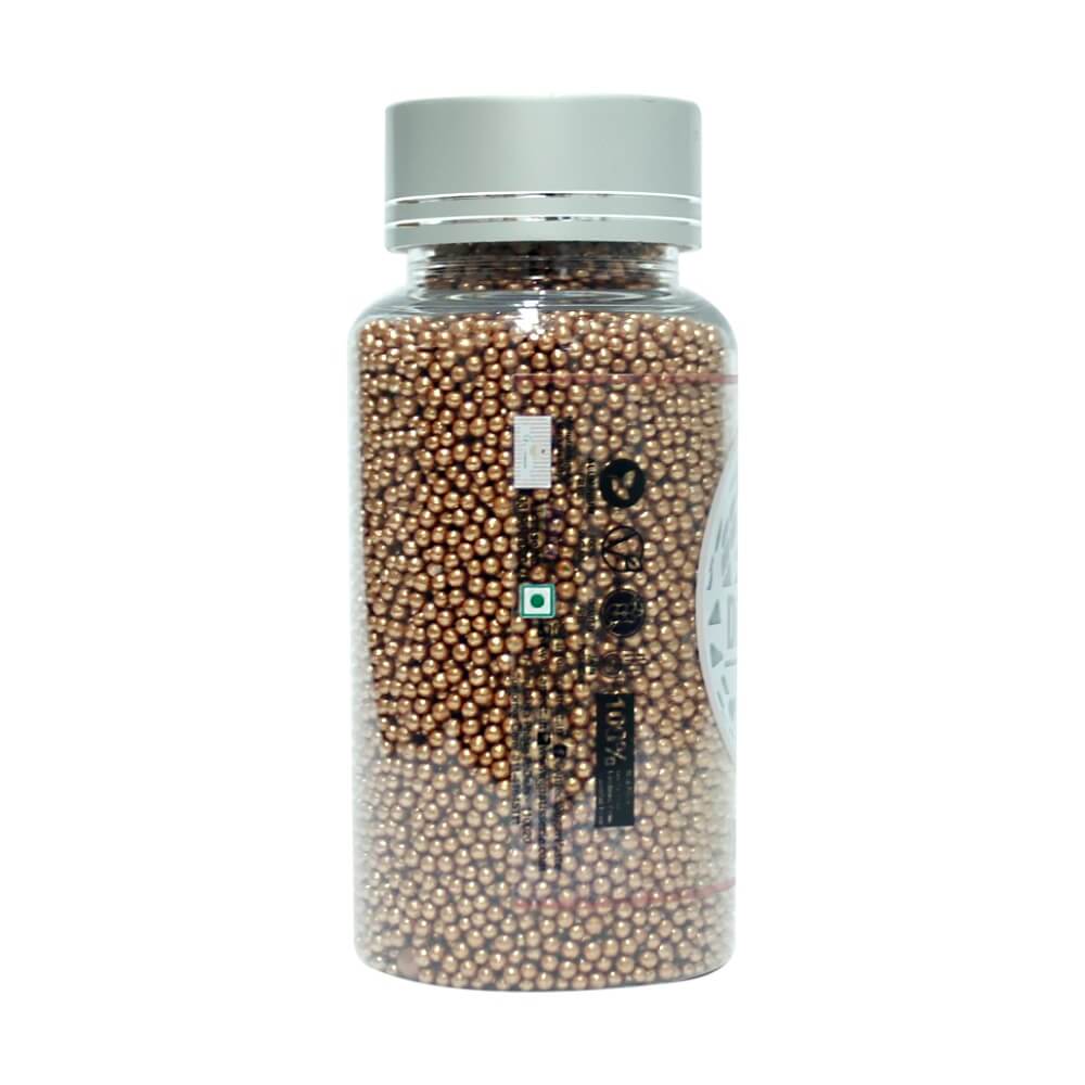 Confect Bronze Disco Balls Sprinkles 2 MM