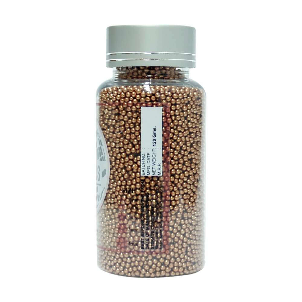 Confect Bronze Disco Balls Sprinkles 2 MM