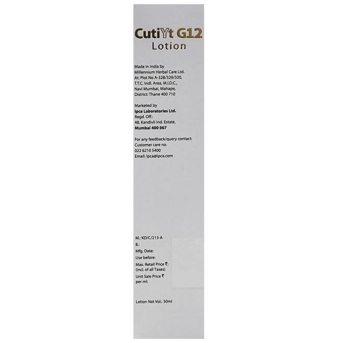 Cutiyt G12 Lotion For All Skin Type 