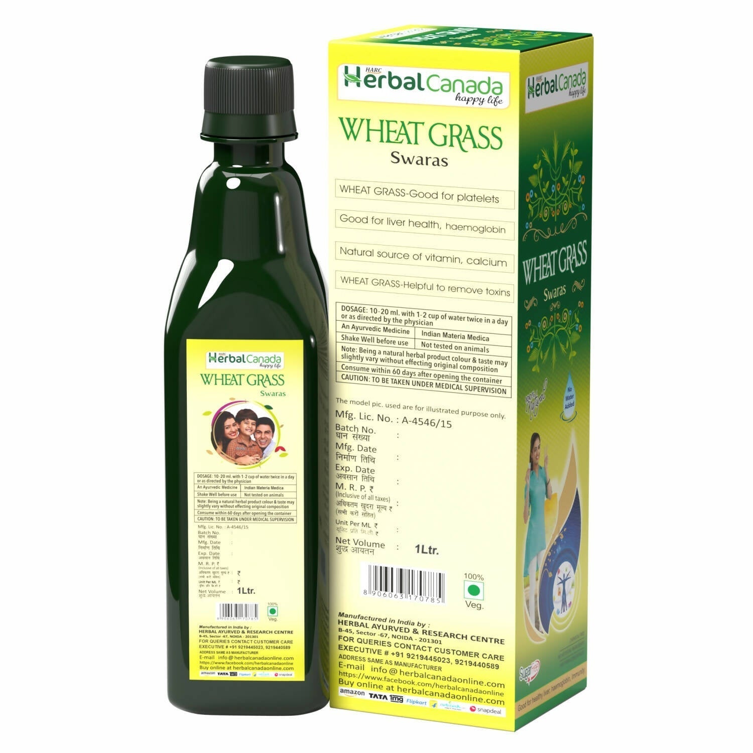 Herbal Canada Wheat Grass Ras 