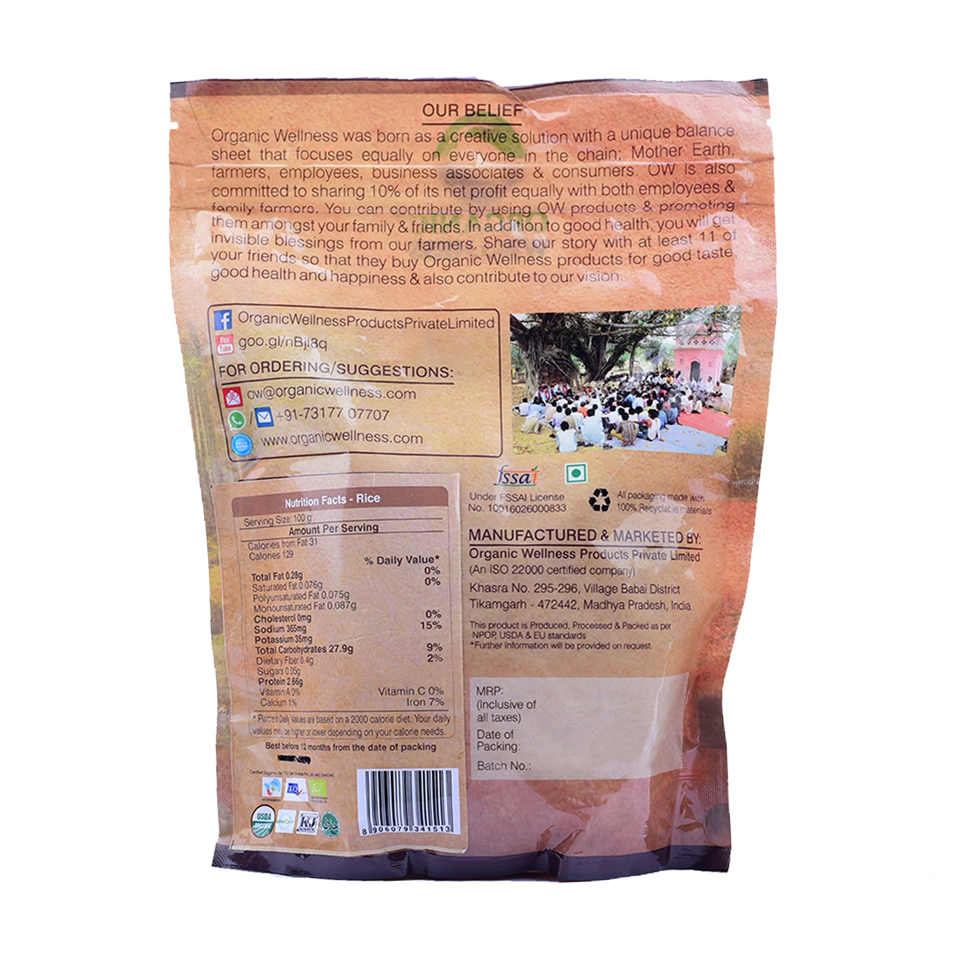 Organic Wellness Bundelkhand Rice - Grab2buy