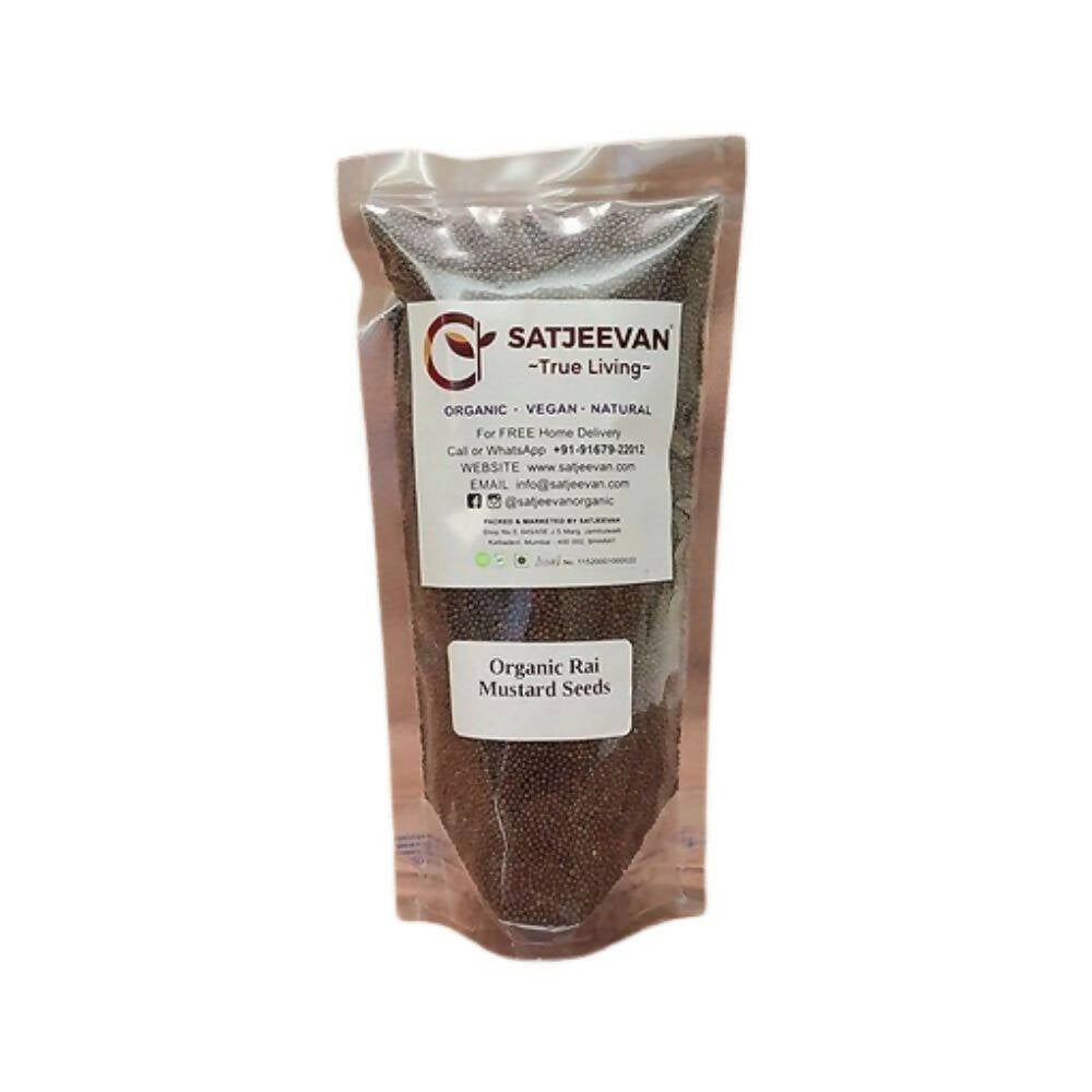 Satjeevan Organic Rai Mustard Seeds - Grab2buy