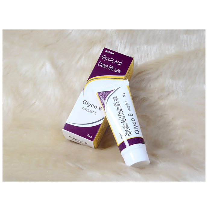 Micro Glyco 6 Glycolic Acid Cream For Dry Skin Acne & Hyperpigmentation  Grab2Buy Micro Grab2Buy