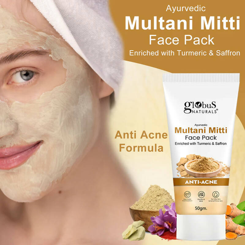 Globus Naturals Anti Acne Multani Mitti Face Pack 