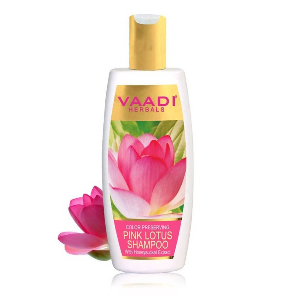 Vaadi Herbals Pink Lotus Shampoo With Honeysuckle Extract  Grab2Buy Vaadi Herbals Grab2Buy