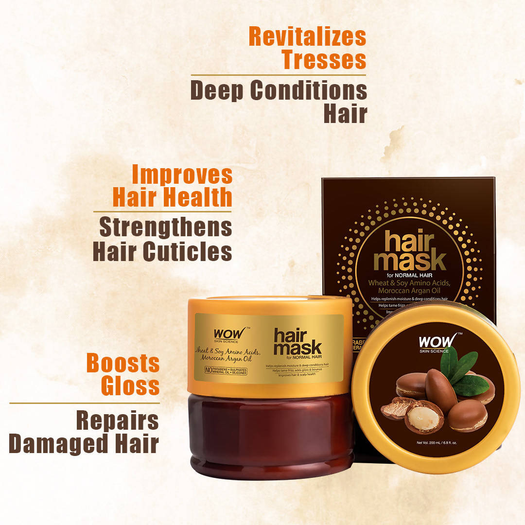 Wow Skin Science Hair Mask for Normal Hair  Grab2Buy Wow Skin Science Grab2Buy