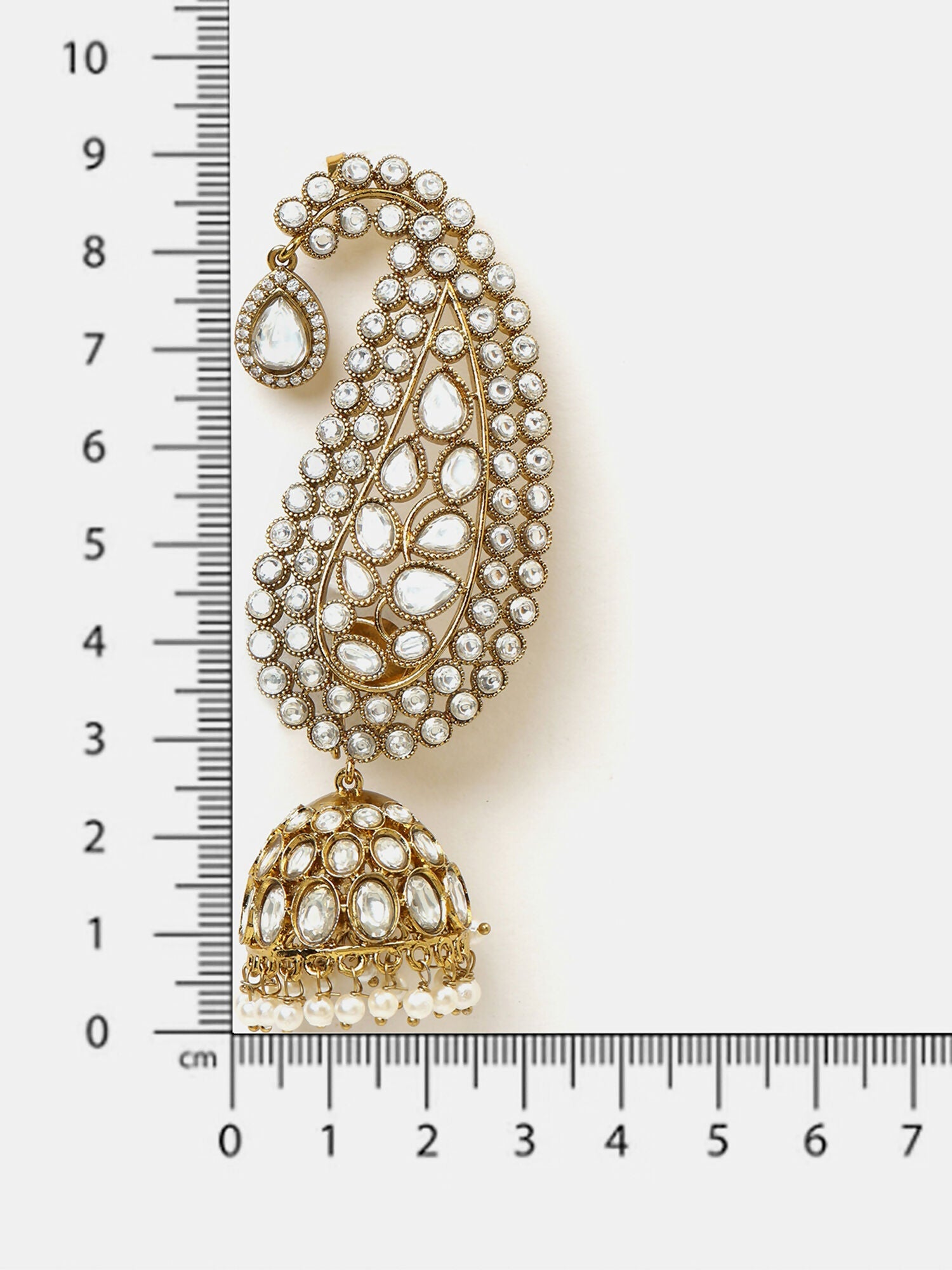 Ruby Raang Pearl Jhumka