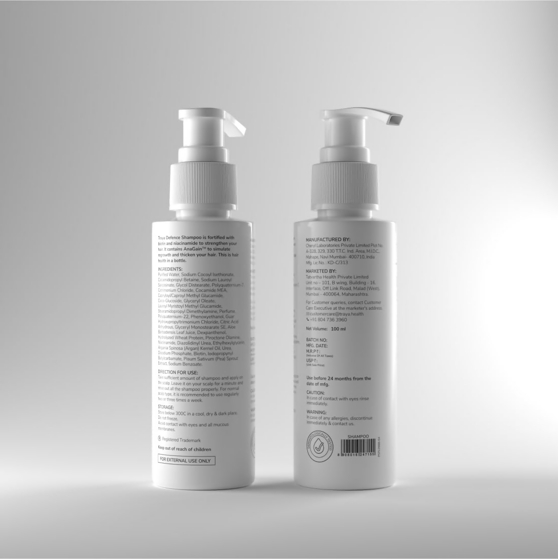 Traya Defence Shampoo with Vitamin B3 & AnaGain  Grab2Buy Traya Grab2Buy