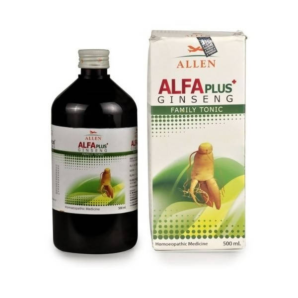Allen Homeopathy Alfa Plus Ginseng Family Tonic 