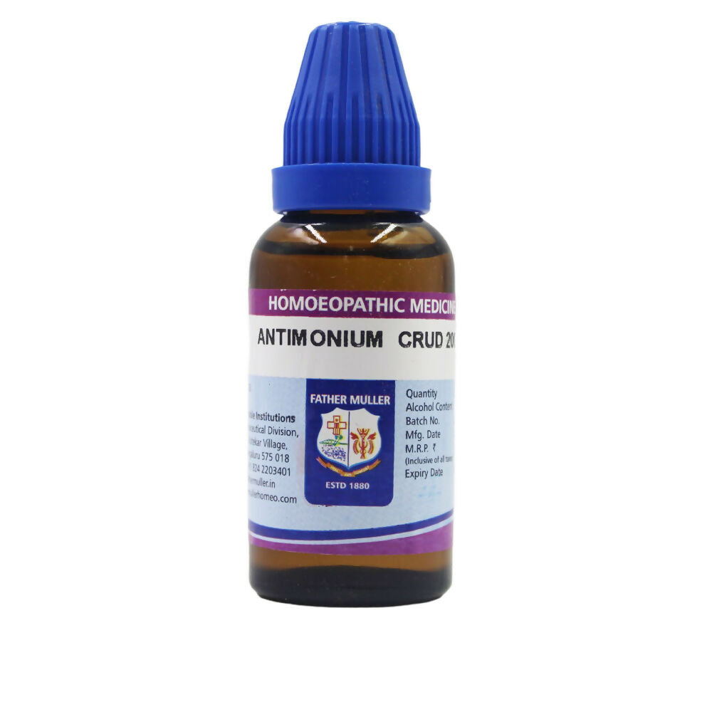 Father Muller Antimonium Crudum Dilution - Grab2buy
