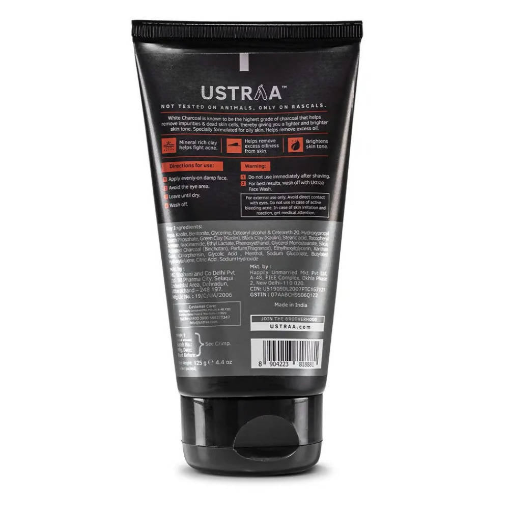 Ustraa White Charcoal & Amazonian Clay De-Tan Face Mask  Grab2Buy Ustraa Grab2Buy