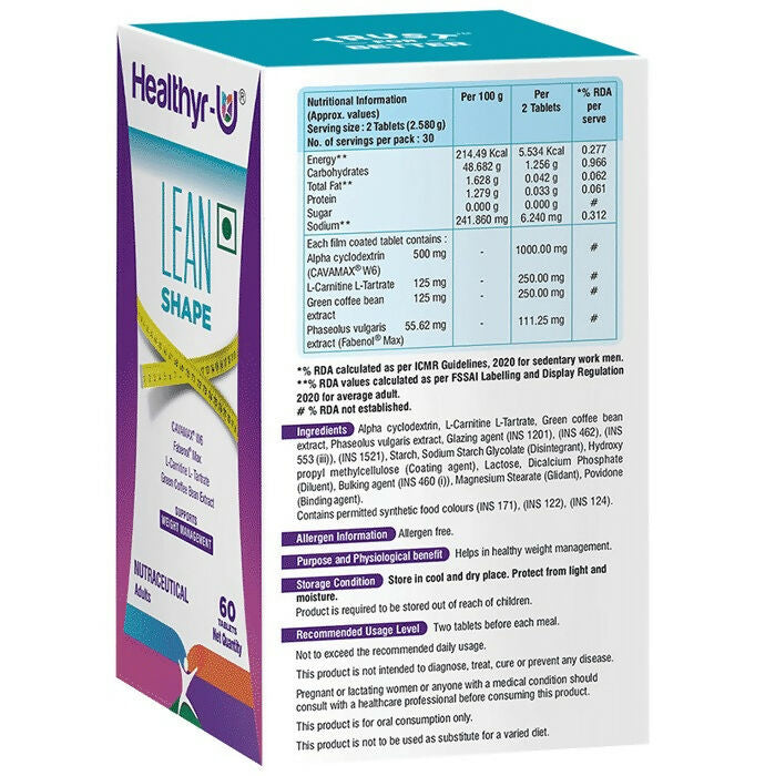 Healthyr-U Lean Shape Tablets 