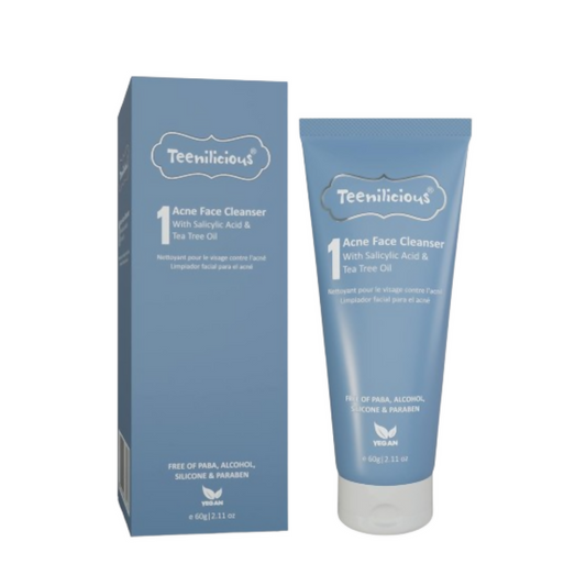 Teenilicious Acne Face Cleanser With 1.5% Salicylic Acid & Tea Tree Oil 