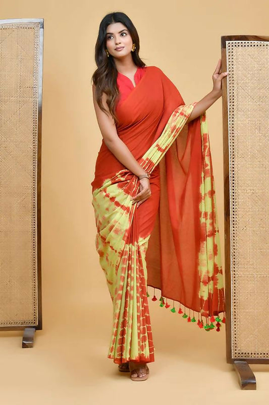 Exclusive Collection Red Light Yellow Beautiful Super Soft Most Comfortable Pure Mul Cotton Grab2Buy 