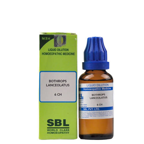SBL Homeopathy Bothrops Lanceolatus Dilution 