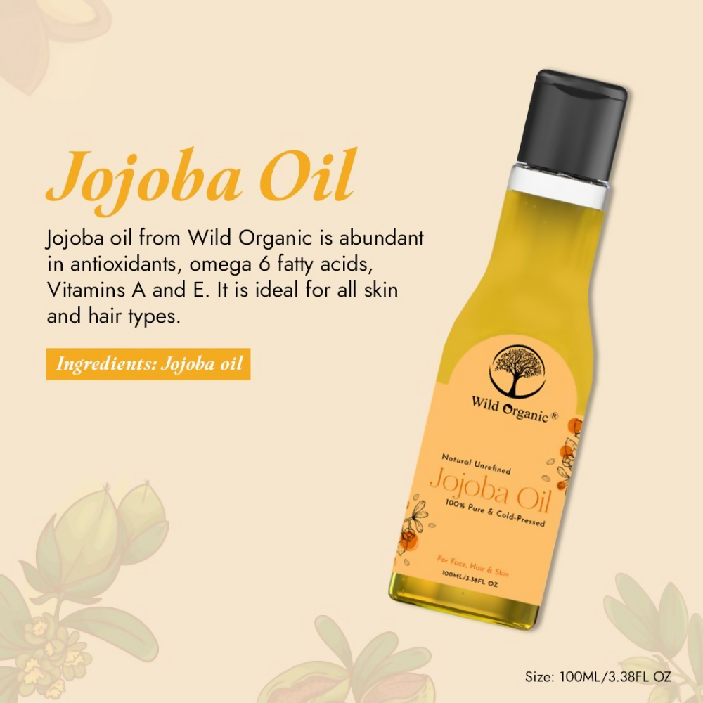 Wild Organic Cold Pressed Unrefined Jojoba Oil  Grab2Buy Wild Organic Grab2Buy