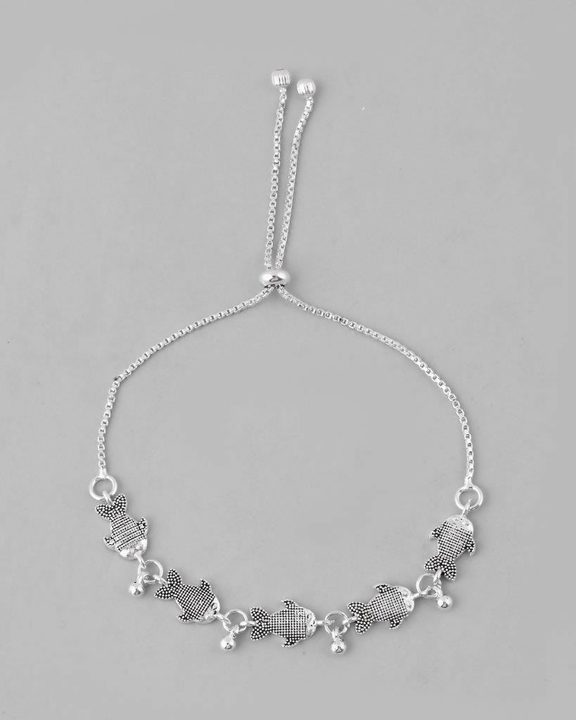 VOJ Set of 2 Traditional Fish Shapped Designer Anklet 