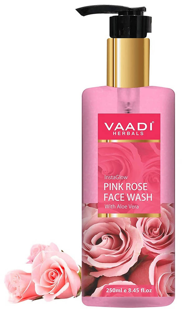 Vaadi Herbals InstaGlow Pink Rose Face Wash  Grab2Buy Vaadi Herbals Grab2Buy