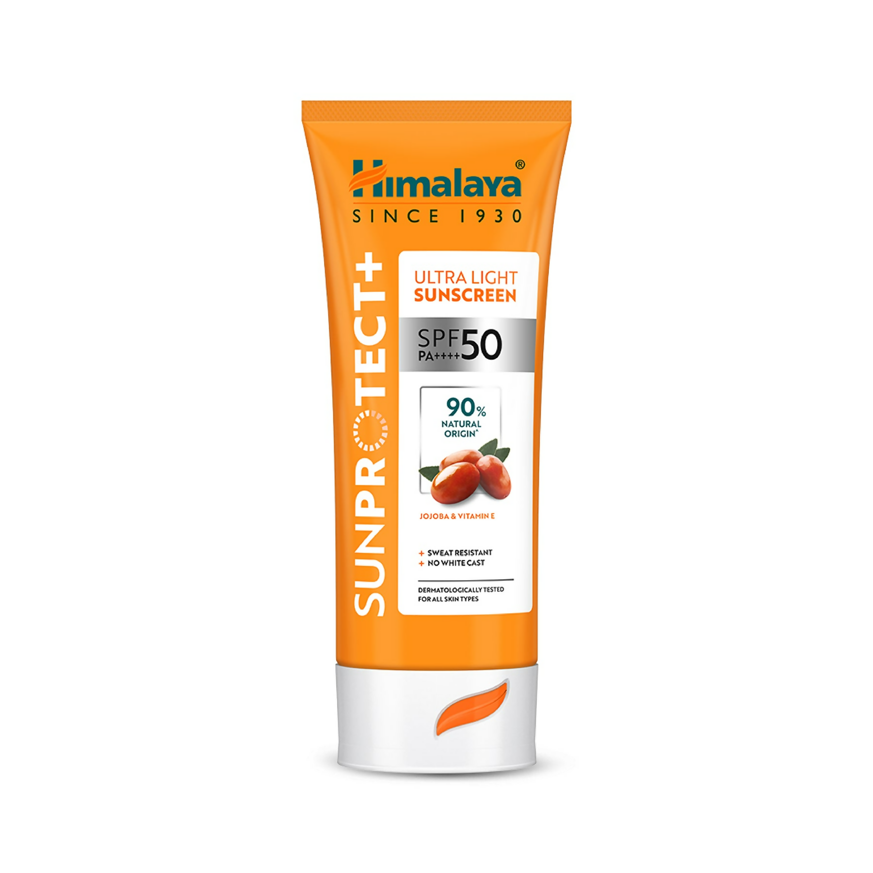 Himalaya Sun Protect+ Ultra-Light Sunscreen | Lightweight SPF for Daily Wear & Oily Skin 