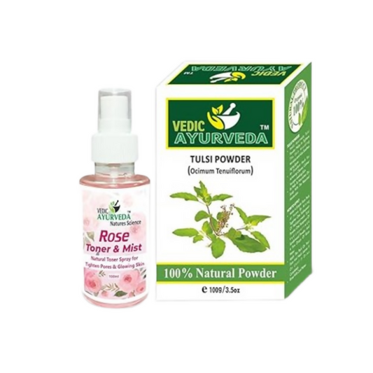 VedicAyurveda Tulsi Powder with Rose Water  Grab2Buy VedicAyurveda Grab2Buy