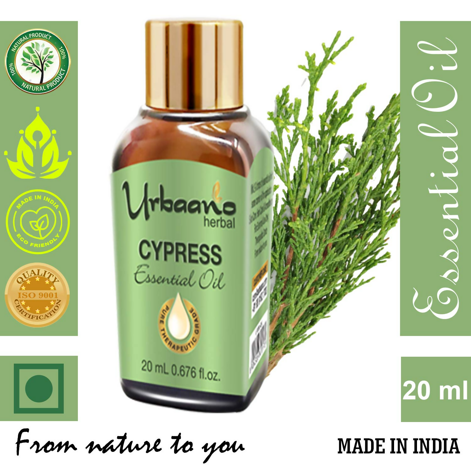 Urbaano Herbal Cypress Essential Oil  Grab2Buy Urbaano Herbal Grab2Buy