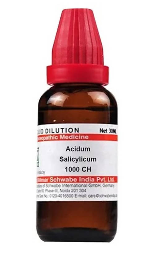 Dr. Willmar Schwabe India Acidum Salicylicum Dilution 