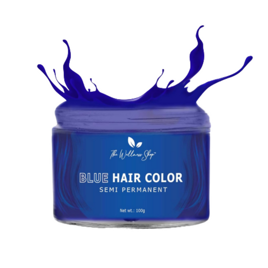 The Wellness Shop Blue Semi Permanent Hair Color  Grab2Buy The Wellness Shop Grab2Buy
