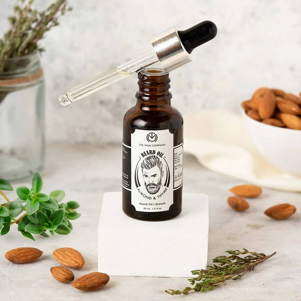 The Man Company Beard Growth Oil With Almond & Thyme  Grab2Buy The Man Company Grab2Buy