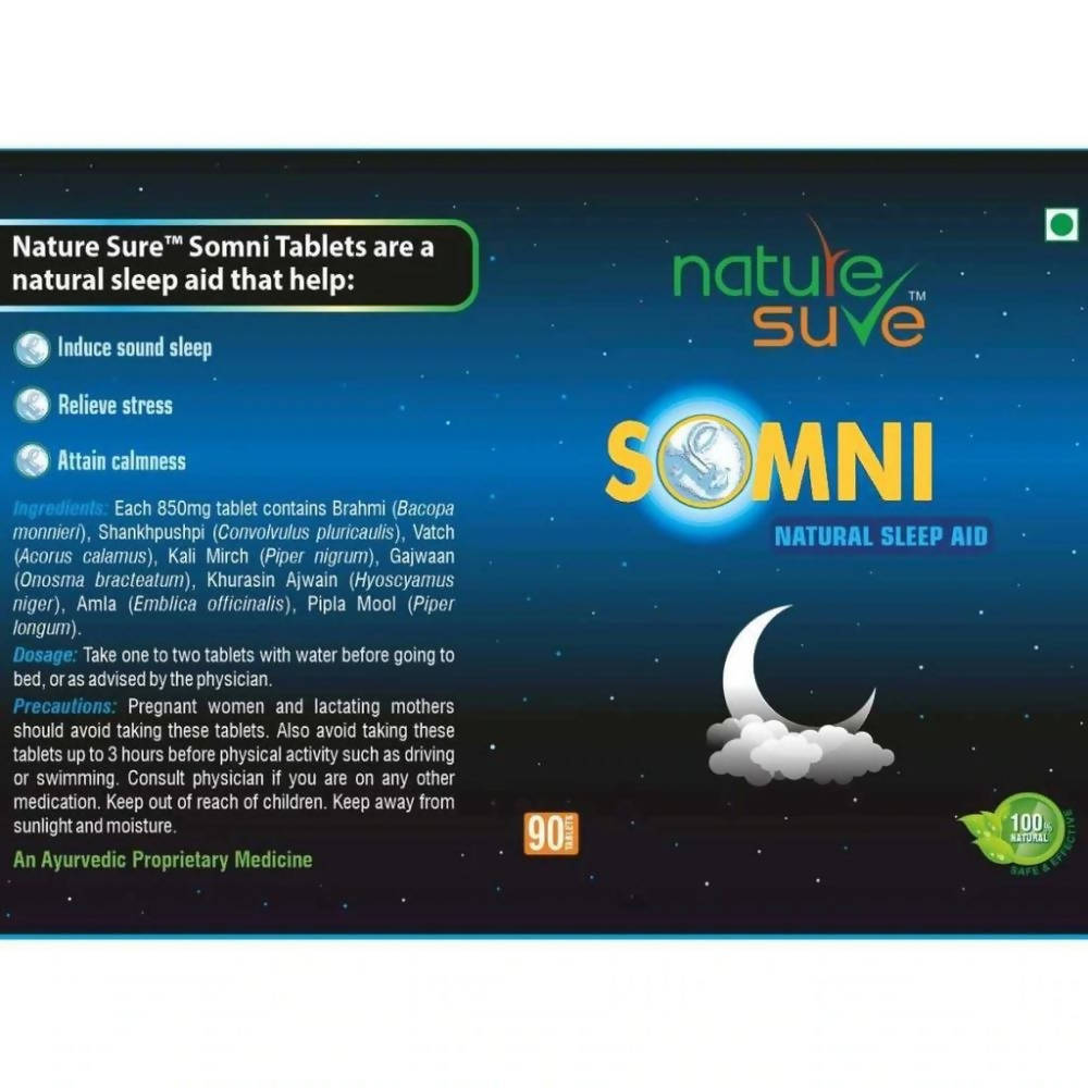 Nature Sure Somni Natural Sleep Aid Tablets 