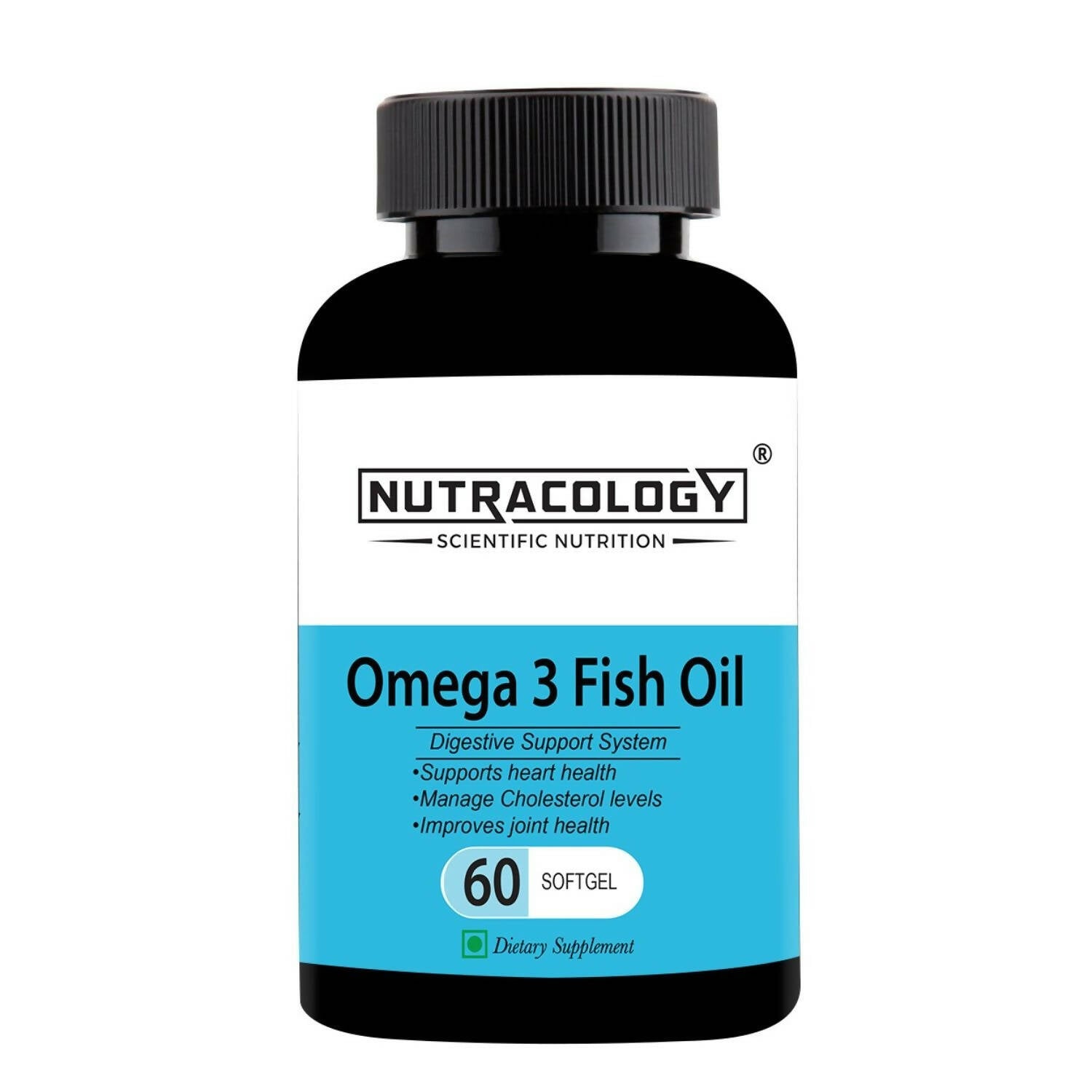 Nutracology Omega 3 Fish Oil 1000mg Capsules with Fish oil EPA + DHA Enriched Sofgels - Grab2buy