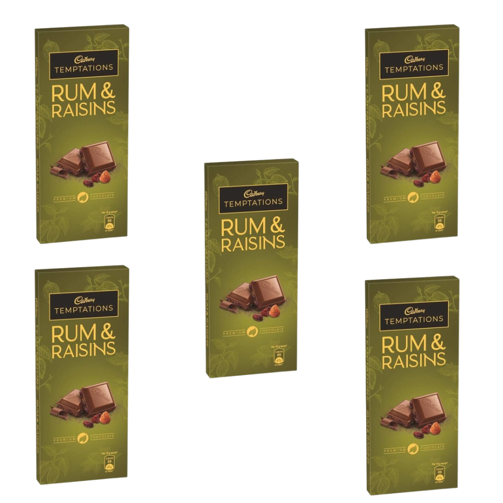 Cadbury Temptation Rum and Raisin Chocolate, 70 g  Grab2Buy Cadbury Grab2Buy